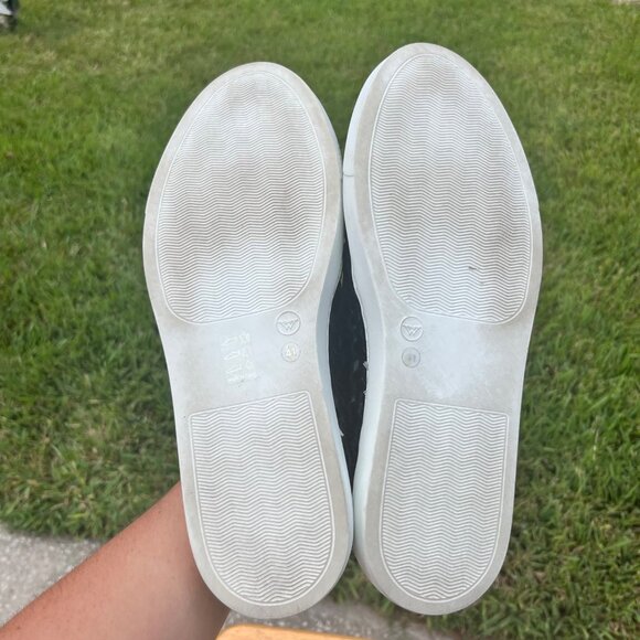 Madison Maison Black Woven Leather Slip On Sneakers Size 41 / US 10 - Picture 6 of 7